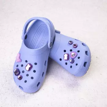 Классические сабо Crocs с драгоценными камнями, цвет Moon Jelly