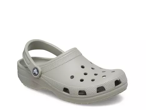 Классические сабо Crocs, серый/зеленый