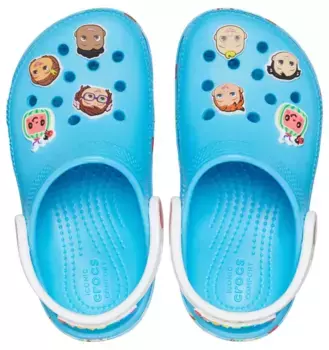 Классические сабо Crocs Toddler CoComelon, цвет Electric Blue