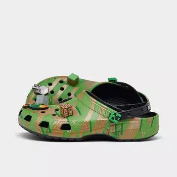 Классические сабо Crocs x Minecraft, зеленый