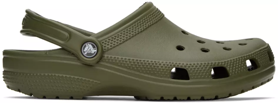 Классические сабо цвета хаки Crocs
