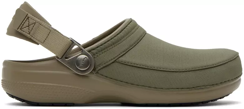 Классические сабо цвета хаки и кремового цвета Museum of Peace & Quiet Edition Crocs