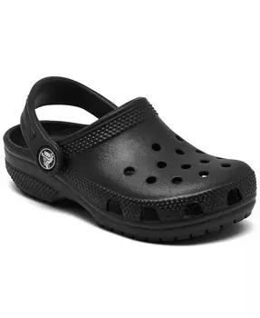 Классические сабо для малышей от Finish Line Crocs, черный