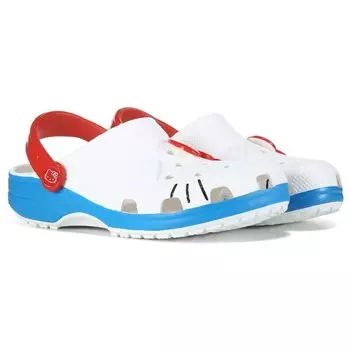 Классические сабо Hello Kitty Crocs, белый