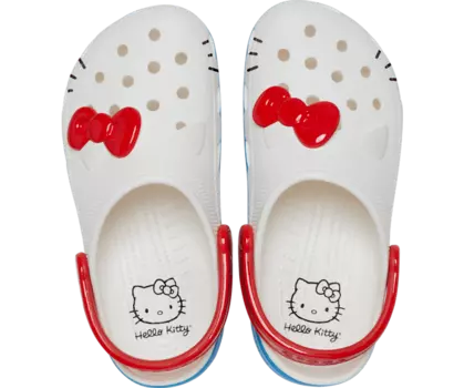 Классические сабо Hello Kitty Crocs женские, цвет White