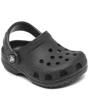 Классические сабо Infant Littles от Finish Line Crocs, черный