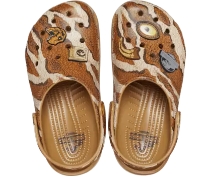 Классические сабо Jurassic World Crocs детские, цвет Sand