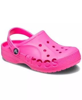 Классические сабо Little Girls Baya от Finish Line Crocs, розовый
