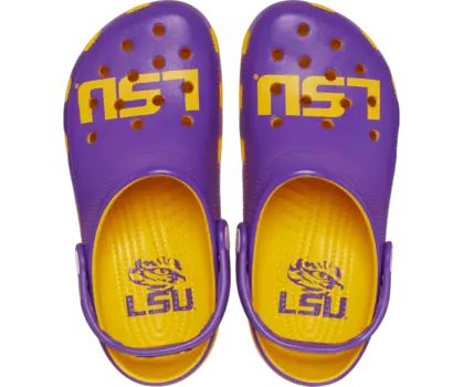 Классические сабо LSU Crocs мужские, цвет Sunflower