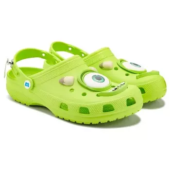 Классические сабо Monsters Mike Wazowski Crocs, mike green multi