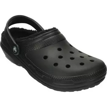 Классические сабо на подкладке Crocs, черный