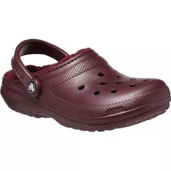 Классические сабо на подкладке Crocs, цвет Dark Cherry