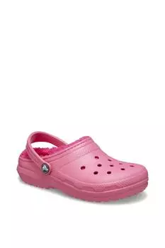 Классические сабо на подкладке Crocs, розовый