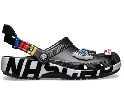 Классические сабо Nascar Crocs женские, цвет Black