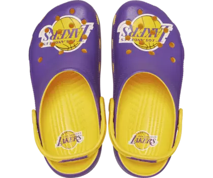 Классические сабо NBA Los Angeles Lakers Crocs женские, цвет Sunflower