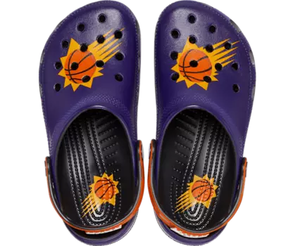 Классические сабо NBA Phoenix Suns Crocs женские, цвет Black