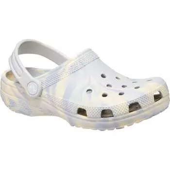 Классические сабо под мрамор — для малышей Crocs, цвет Atmosphere/Multi