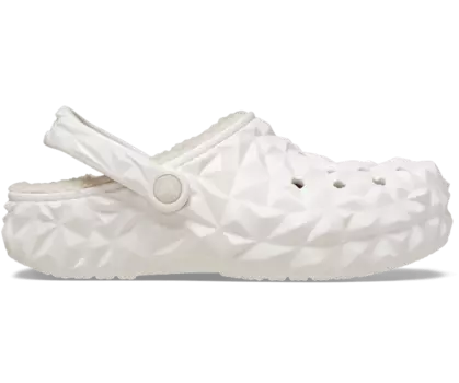 Классические сабо с геометрическим рисунком на подкладке Crocs мужские, цвет White