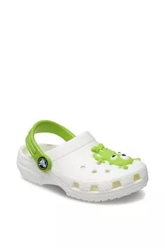 Классические сабо с изображением инопланетянина Crocs, белый