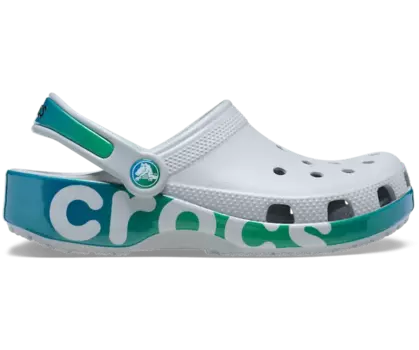 Классические сабо с отражателем для малышей Crocs, цвет Mirage / Multi