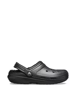 Классические сабо с подкладкой Crocs, черный