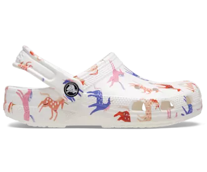 Классические сабо с принтом Crocs для малышей, цвет Magic