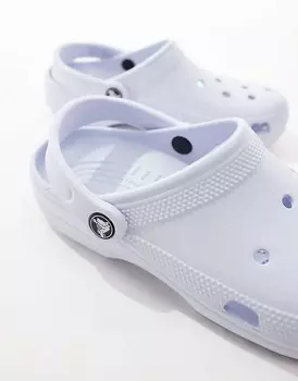 Классические сабо сиреневого цвета Crocs