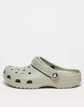 Классические сабо унисекс Crocs серого цвета слона