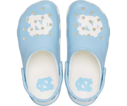 Классические сабо Univ of North Carolina Crocs женские, цвет White