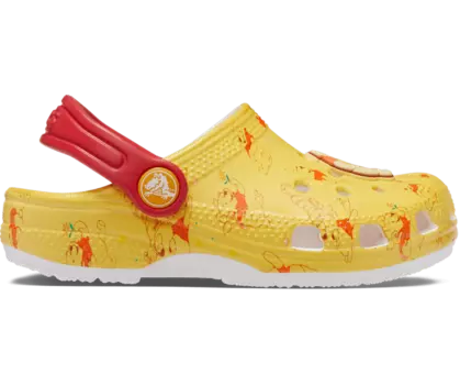 Классические сабо Винни-Пуха Crocs для малышей, цвет White / Multi
