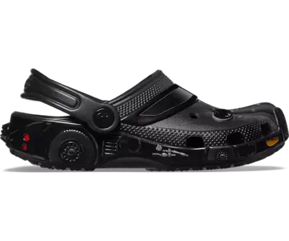 Классические сабо в виде Бэтмена и Бэтмобиля для малышей Crocs, черный