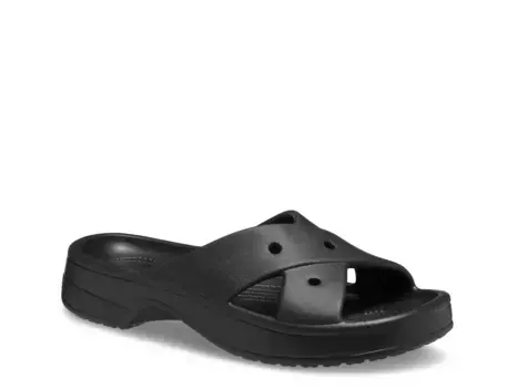 Классические сандалии с перекрещивающимися ремешками - женские Crocs, Black