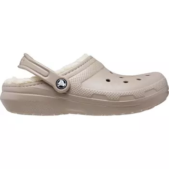 Классические сандалии-сабо на подкладке Crocs, бежевый