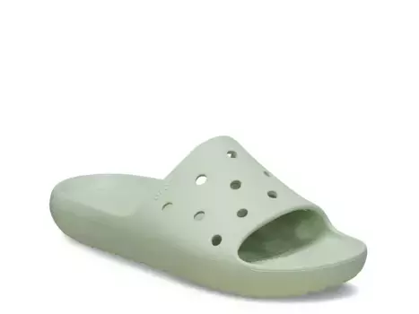 Классические сандалии Slide v2 Crocs, Pistachio Green