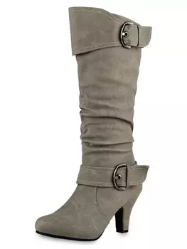 Классические сапоги Van Hill Boots Mia, серо-бежевый