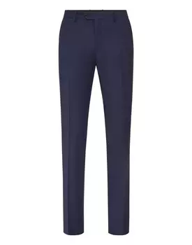Классические шерстяные брюки Philipp Plein, цвет Dark Blue