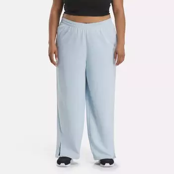 Классические широкие прямые брюки (большие размеры) Reebok, синий