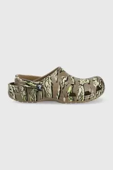 Классические шлепанцы Camo Clog с принтом Crocs, зеленый