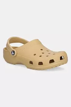 Классические шлепанцы Classic Crocs, бежевый