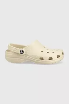 Классические шлепанцы Classic Crocs, бежевый