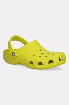 Классические шлепанцы Classic Crocs, зеленый