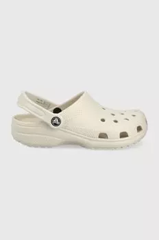 Классические шлепанцы Crocs, бежевый