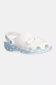 Классические шлепанцы Crocs Cinnamoroll Clog, белый