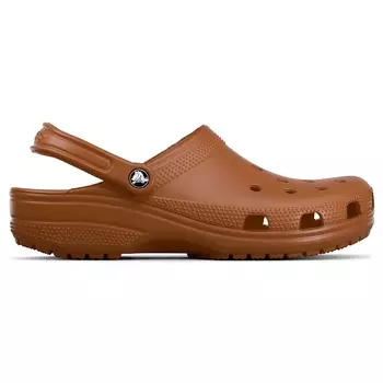 Классические шлепанцы Crocs, cognac