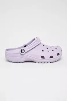 Классические шлепанцы Crocs, фиолетовый