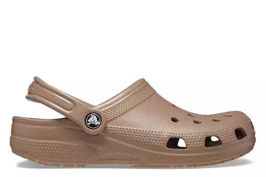 Классические шлепанцы Crocs, коричневый