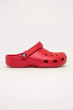 Классические шлепанцы Crocs, красный