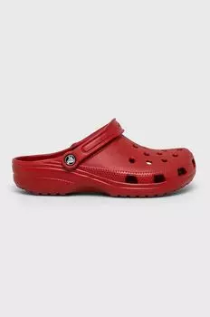 Классические шлепанцы Crocs, красный