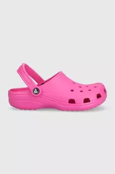 Классические шлепанцы Crocs, розовый