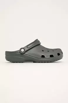 Классические шлепанцы Crocs, серый